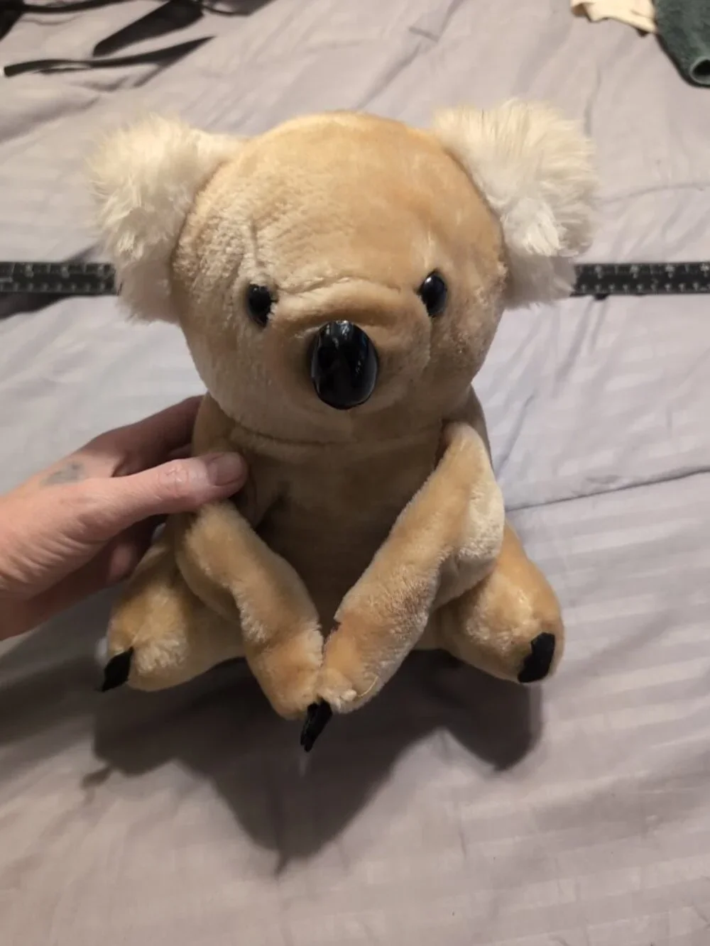 Vintage Plush Koala Bear Hook Loop Paws By Suntoy Korea